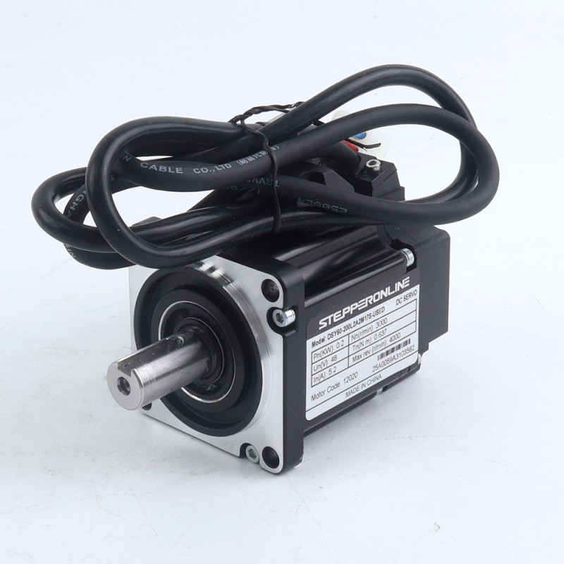 Usado – Disponible en China - Servomotor deDC RS485 de 200W, 24-70VDC, 3000rpm, codificador incremental de 17 bits, IP65