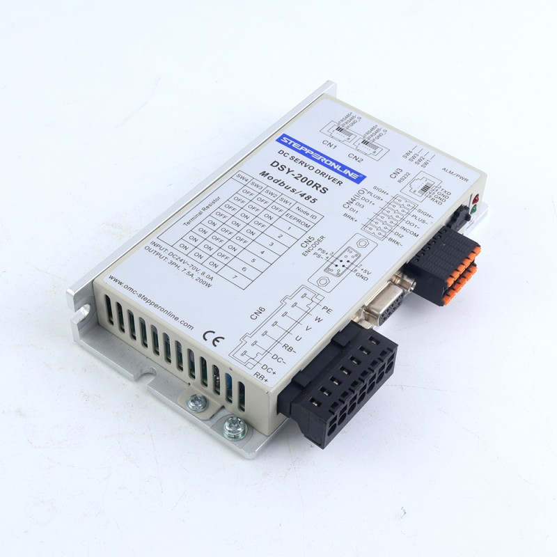 Usado – Disponible en China - Servomotor deDC RS485 de 200W, 24-70VDC, 3000rpm, codificador incremental de 17 bits, IP65