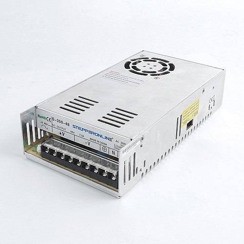 Productos de segunda mano - 350W 48V 7.30A 115/230V Fuente de Alimentación conmutada Kits de enrutador CNC de Motor paso a paso - S-350-48-USED | StepperOnline Productos de segunda mano - 350W 48V 7.30A 115/230V Fuente de Alimentación conmutada Kits de enrutador CNC de Motor paso a paso - S-350-48-USED | StepperOnline
