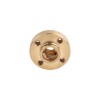 Usado - Existencias China - Tuerca de tornillo latón para varilla roscada Tr8x8mm