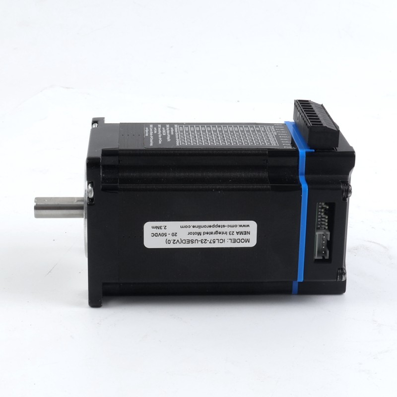 Usado – Disponible en China - Motor paso a paso de closed-loop integrado NEMA 23 serie iCL 20-50VCC con codificador de 14-bit