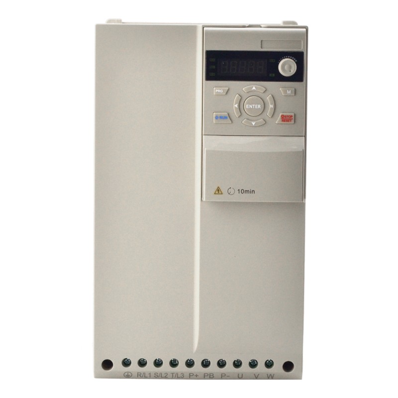Variador de frecuencia serie H100 10 HP 7,5 kW 31 A trifásico 220 V - H100T20075BX0 | StepperOnline Variador de frecuencia serie H100 10 HP 7,5 kW 31 A trifásico 220 V - H100T20075BX0 | StepperOnline