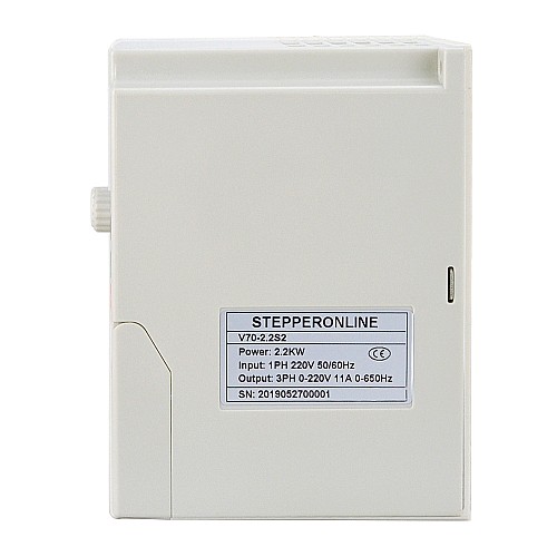 STEPPERONLINE VFD 2.2KW 3HP 20A 110V Inversor de motor de accionamiento de frecuencia variable STEPPERONLINE VFD 2.2KW 3HP 20A 110V Inversor de motor de accionamiento de frecuencia variable